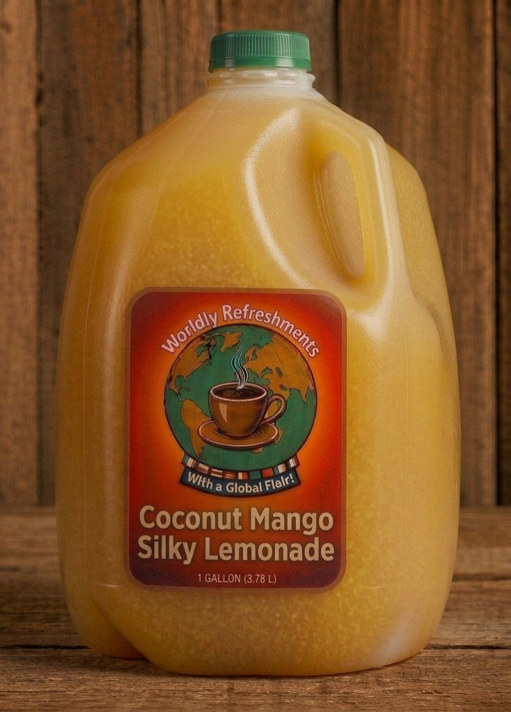 Coconut Mango Silky Lemonade