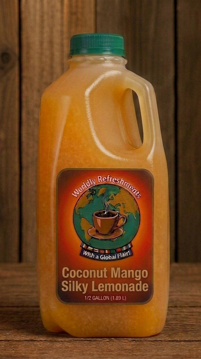 Coconut Mango Silky Lemonade