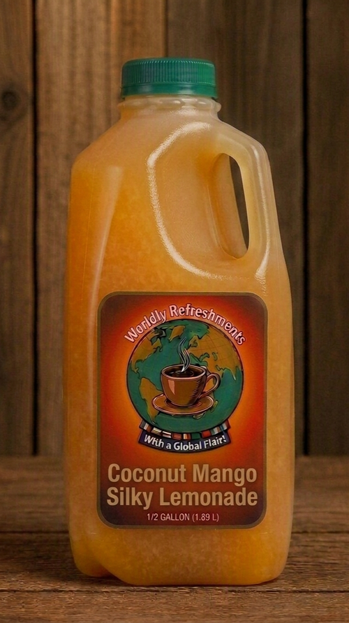 Coconut Mango Silky Lemonade