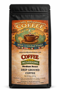 Coffee with MUSHROOMS 8 Oz. Bag, Medium Roast
